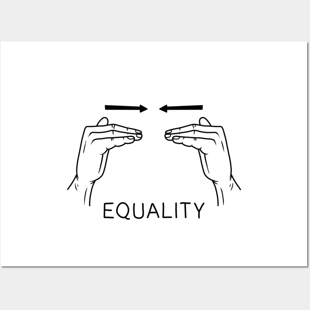 Equality Wall Art by valentinahramov